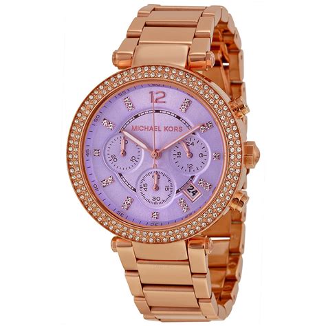 mk purple watch|michael kors purple watch.